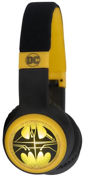 Bezvadu austiņas bērniem DC Batman, melna krās./dzeltena krās.