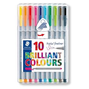 Pastakas Staedtler, mitmevärviline, 0.3 mm, 10 tk