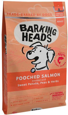 Sausas šunų maistas Barking Heads Pooched Salmon BSL12, lašiša, 12 kg