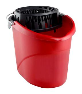 Grindų plovimo kibiras Vileda VILE10511, 10 l, juoda/raudona