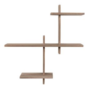 Sienas plaukts House Nordic Gavi, priedes krās., 56 cm x 53 cm x 15 cm