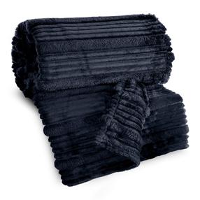 Pledas Nina K187-07, tamsiai mėlyna, 200 cm x 220 cm