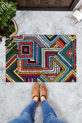 Durvju paklājs Conceptum Hypnose Tumbled Board, daudzkrāsaina, 60 cm x 40 cm