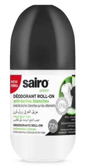 Kūno dezodorantas Sairo Roll-On Anti-White Spots Unisex, 50 ml