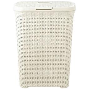 Skalbinių dėžė Curver 189207, 60 l, smėlio, 44.8 cm x 34.1 cm