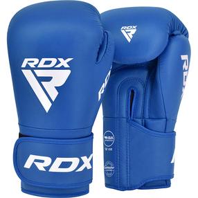 Боксерские перчатки RDX Sports IBA, синий цв., 12 oz