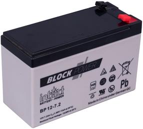 Aku IntAct Block-Power, 12 V, 7.2 Ah