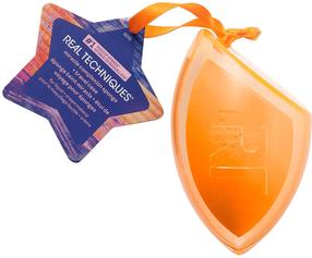 Kosmētikas sūklis Real Techniques Miracle Complexion Sponge & Sponge Case Ornament, 2 gab., oranža krās.