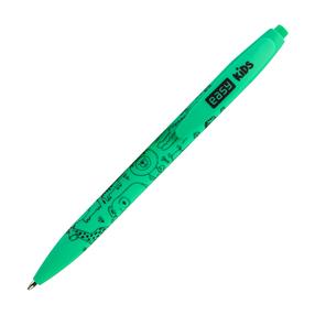 Lodīšu pildspalva Easy FANCY-024-F1_Retractable pen, blue, zaļa krās., 7 mm