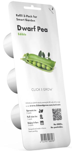 Išmanios daigyklos sėklos Click & Grow, žirniai, 40 g, 3 vnt.