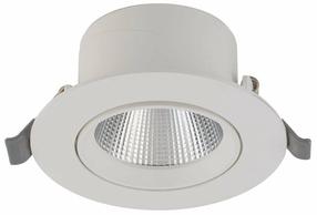 Lampa padziļinājums Nowodvorski Egina 10552, 4000°K, LED, balta krās., 10 W