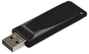 USB mälupulk Verbatim Slider, must v., 64 GB