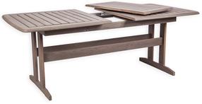 Lauko stalas Folkland Timber Bavaria, grafito, 170 - 220 cm x 90 cm x 73 cm