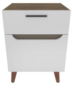 Öökapp Kalune Design Losso 322RTC1602, tamm v./valge v., 63 cm x 45 cm x 36.8 cm