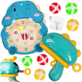 Игра, динозавр Iso Trade Sticky Ball Gun, многоцветный