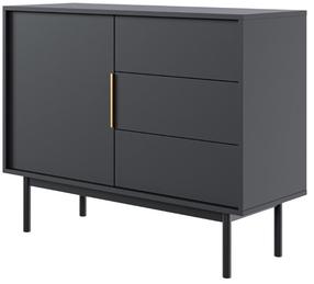 Комод Viva VI03, черный цв., 82 см x 104 см x 39 см