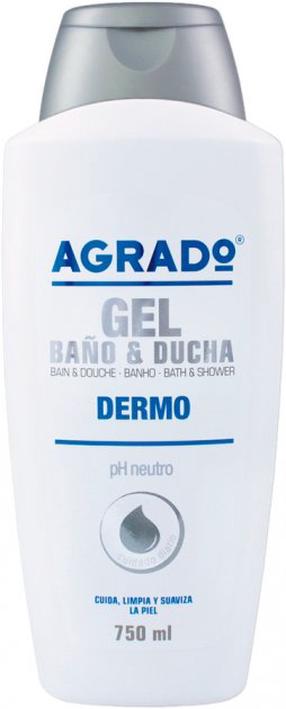 Kūno prausimosi želė Agrado Dermo, 750 ml