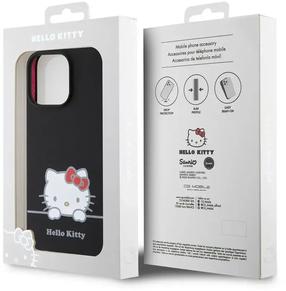Telefona vāciņš Hello Kitty Daydreaming Logo, melna krās., Apple