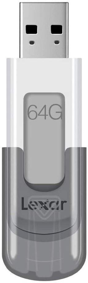 USB atmintinė Lexar V100, pilka sp., 64 GB