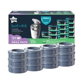 Кассетa для контейнера для подгузников Tommee Tippee, 12 шт., серый цв.