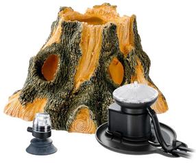 Декорация аквариума Ferplast Kit Box Stump Show, черный цв./дерева цв., 14.5 см