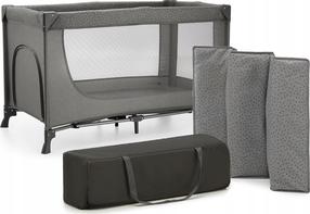 Манеж KinderKraft Joy 2 2in1 129 x 73 см, темно-серый цв.