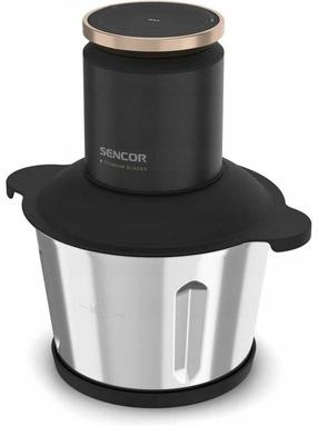 Измельчитель Sencor SCB 8000BK, 800 Вт, серебристый цв./черный цв.