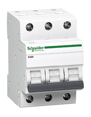 Automaatne lüliti Schneider Electric K60N, 3P, C, 6kA, 40 A