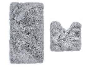 Vonios kilimėlių rinkinys Megan, pilka sp., 75 cm x 45 cm