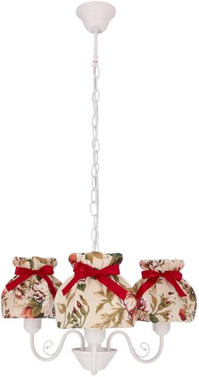 Люстра потолочный Candellux Lighting Rozano 33-36902, E27, 3 x 40 Вт, красный цв./зеленый цв. / белый цв., 15 x 15 x 14 см