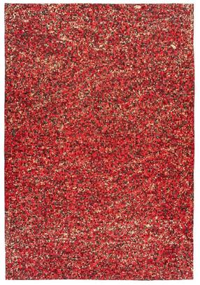 Kilimas vidaus Arte Espina Finish 100, aukso sp./raudona sp., 150 cm x 80 cm