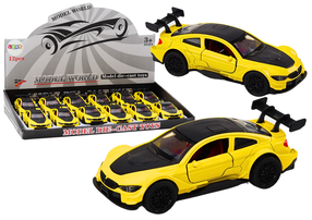 Игрушечная машина Lean Toys Model World, 1:32, желтый цв.