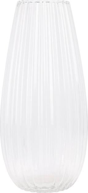 Dekoratiivne vaas, 37 cm, läbipaistev v.