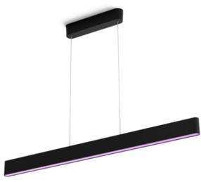 Išmanusis šviestuvas kabinamas Philips Hue Ensis, LED, 2000 - 6500 °K, 2 x 79 W, juoda sp. / juoda sp.