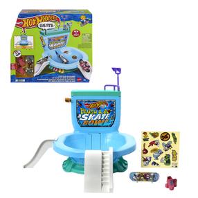 Sõrmelauad komplekt Mattel Hot Wheels Rulapark – Tualett, mitmevärviline