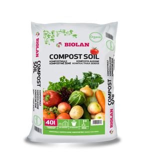 Augsne, komposts universāls Biolan, 40 l