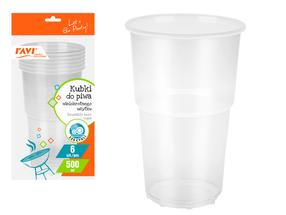 Ühekordne õlleklaas Simple Solution 70263, 500 ml, 6 tk