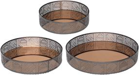 Metallist peegelpõhjaga dekoratiivalus. 4Living 330778, 30 cm x 30 cm, 3 tk