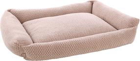 Кровать для животных Flamingo Jacquard 523462, коричневатый цв., 100 x 80 x 25 cм