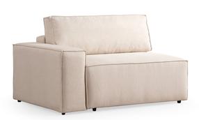 Kampinė sofa - lova Atelier Del Sofa Pirlo, kreminė sp., dešininė, 260 x 100 cm x 88 cm
