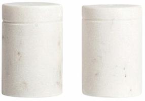 Druskinės ir pipirinės rinkinys Homla Marble 244344, balta sp.