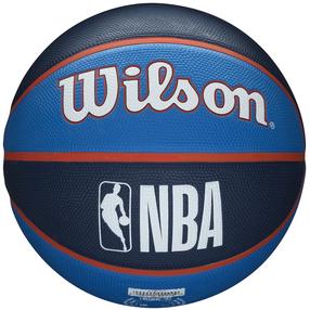 Krepšinio kamuolys Wilson NBA Team Oklahoma City Thunder, 7 dydis, mėlyna sp.