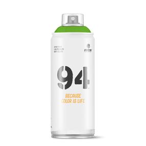 Краски в аэрозоле Montana Fluorescent 94, простые, зеленый цв., 0.4 л