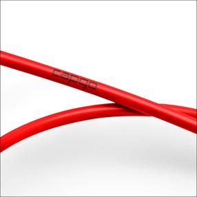 Jalgratta tarvik, käigukaabli korpus Capgo BL PTFE, plastik, punane v.