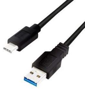 Kabelis Logilink CU0167 USB - USB-C USB, USB-C, 0.5 m, juoda sp.