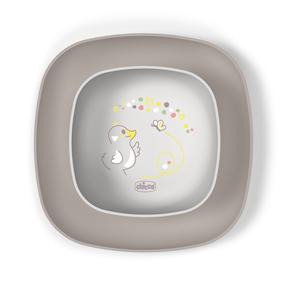 Комплект посуды Chicco Baby 1600235, 1 г., пластик, серый цв.