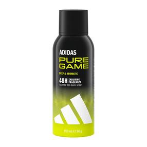 Vīriešu dezodorants Adidas Pure Game Deep & Aromatic, 150 ml