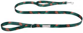 Šuns pavadėlis Amiplay Be Happy Jungle, raudona sp./žalia sp., XL, 1.5 m x 25 mm