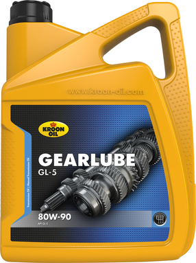 Transmisijas eļļa Kroon Oil Gearlube GL-5 80W - 90, minerālu, 5 l
