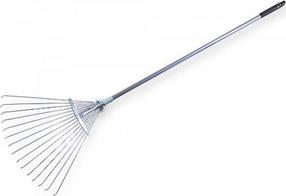 Lapų grėblys vėduoklinis Bradas KT-W120-1, su kotu, 1560 mm, sidabro sp.